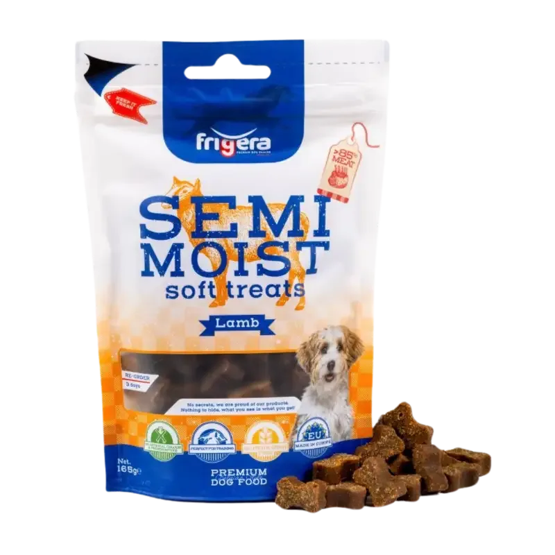 Frigera – Semi-Fuktig Myk Gluten- og kornfri, Lam, 165 g