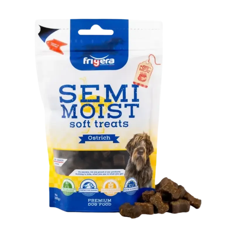 Frigera – Semi-Fuktig Myk Gluten- og Kornfri, Struts, 165 g