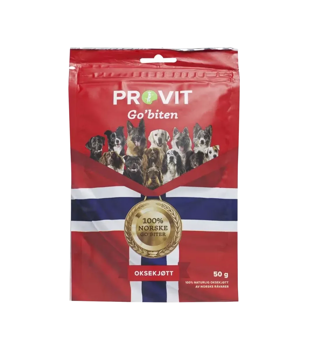 Frysetørket Oksekjøtt 50 g