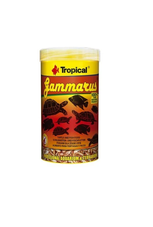 GAMMARUS Tropical, Frysetørkede Reker, 250ml.