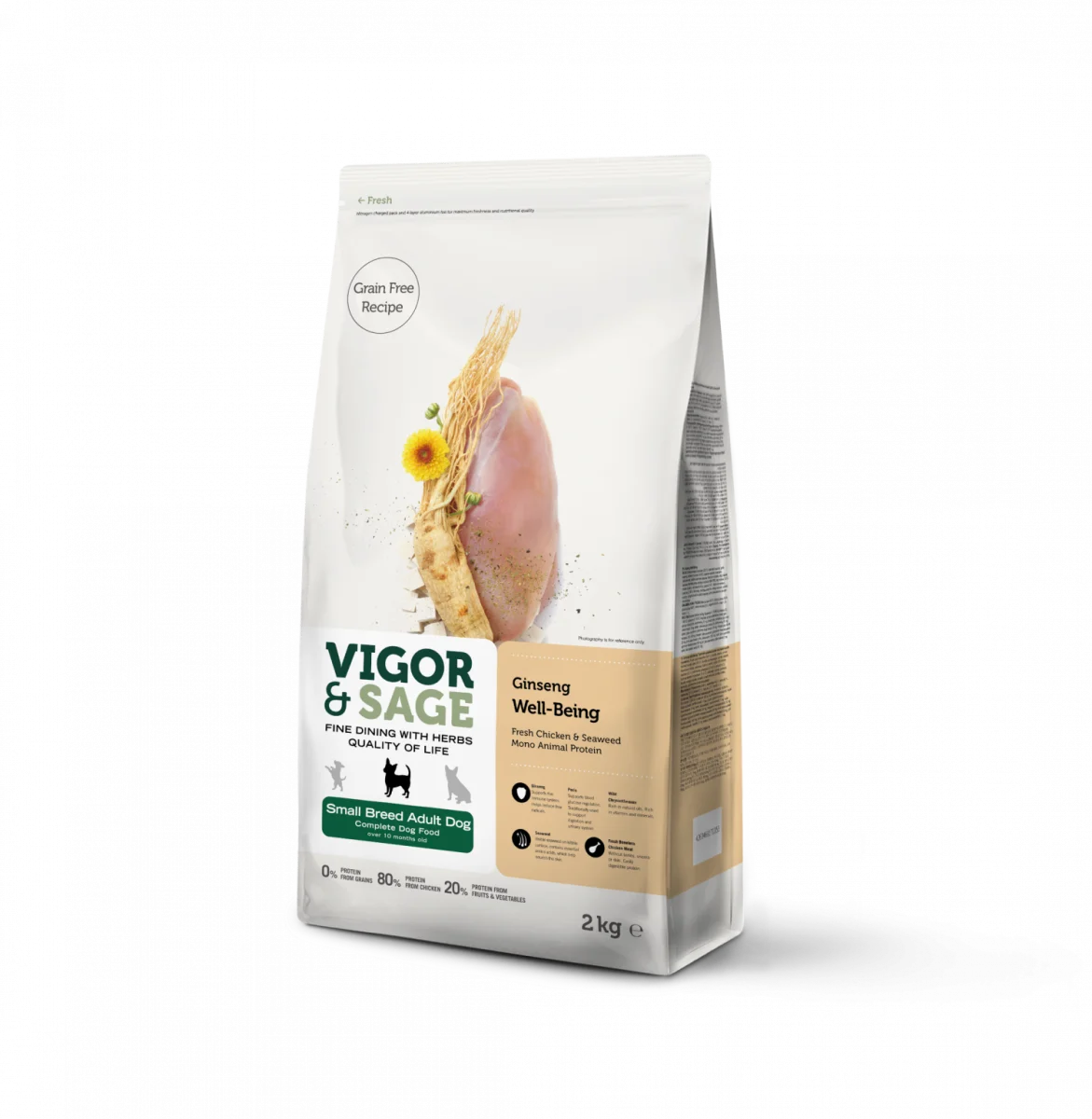 Ginseng Well-Being Small Breed Adult Dog - Image 2