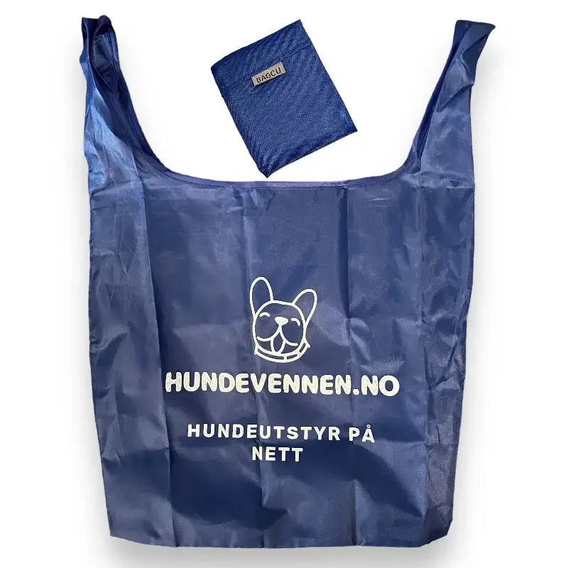 Gjenbrukbart handlenett fra Hundevennen.no – praktisk, stilig og bærekraftig
