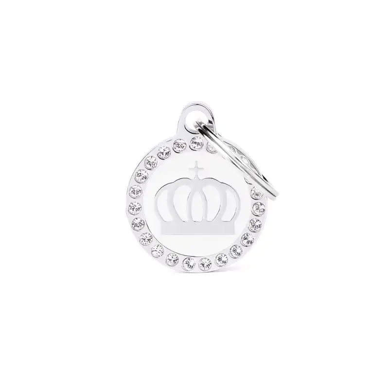 Glam – «Crown White Circle Strass»