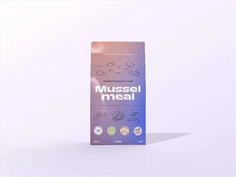 Glufs Musselmeal – Naturlig fôr med blåskjell for hud og ledd