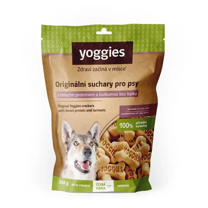 Glutenfrie kjeks med INSEKTSPROTEIN og kurkuma – HYPOALLERGENISK 150 gr