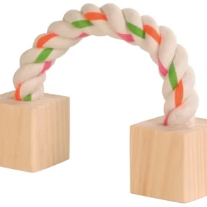 Gnagerleke tau med 2 treklosser 20cm
