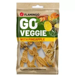 Go Veggie tannbørste med annanas 15stk - 7,5cm