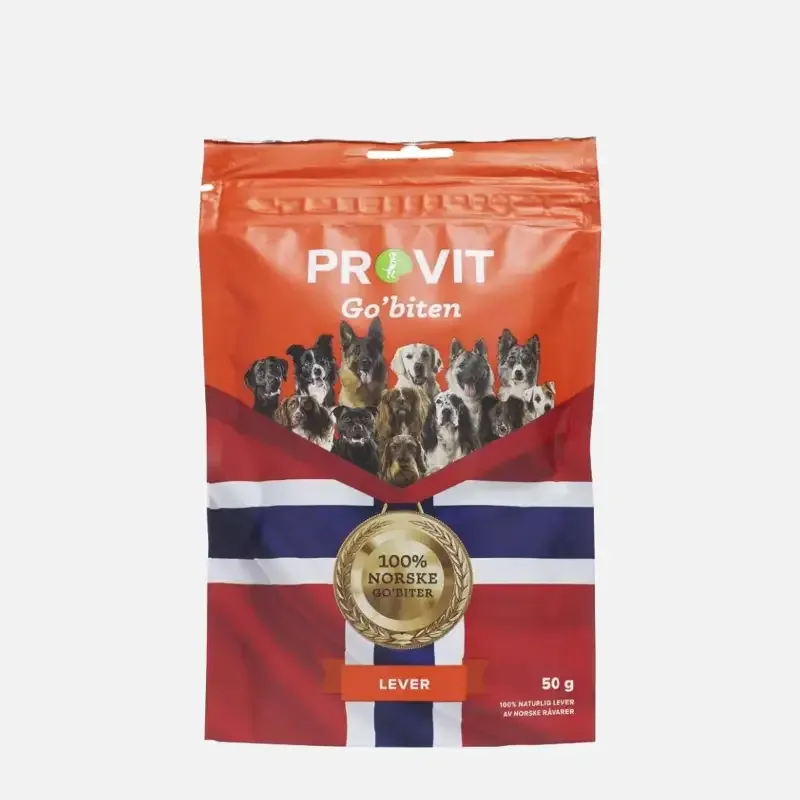 Godbiter til hund | Frysetørket Lever | Provit | norske produkter