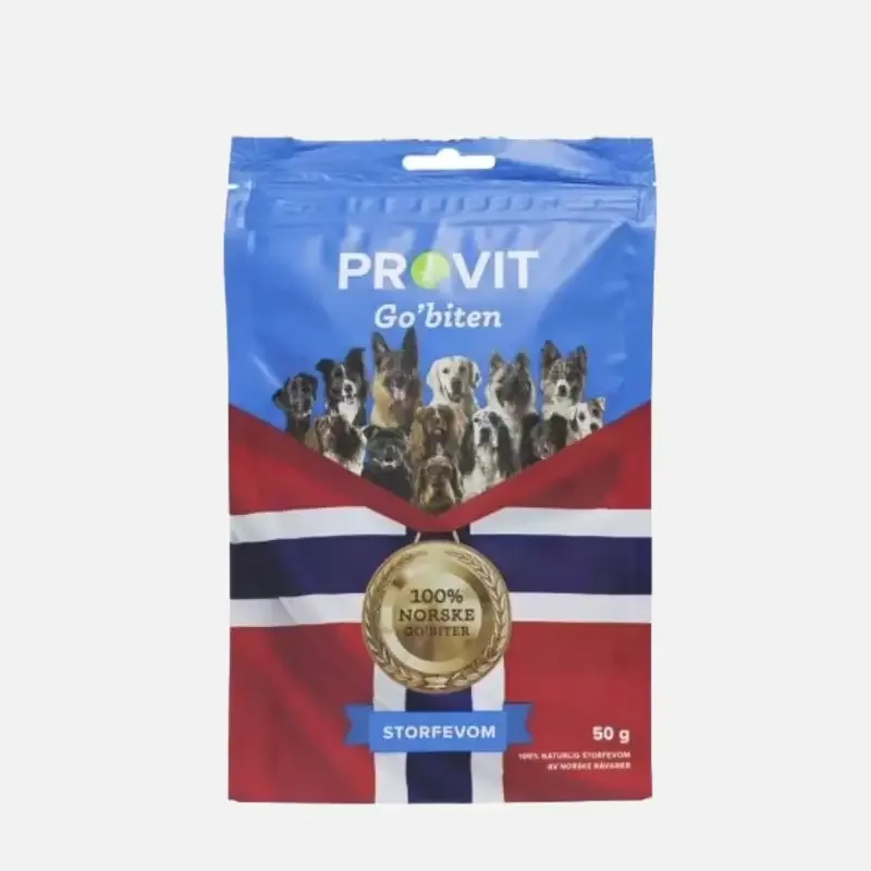 Godbiter til hund | Frysetørket Vom/Innmat | Provit | norske produkter