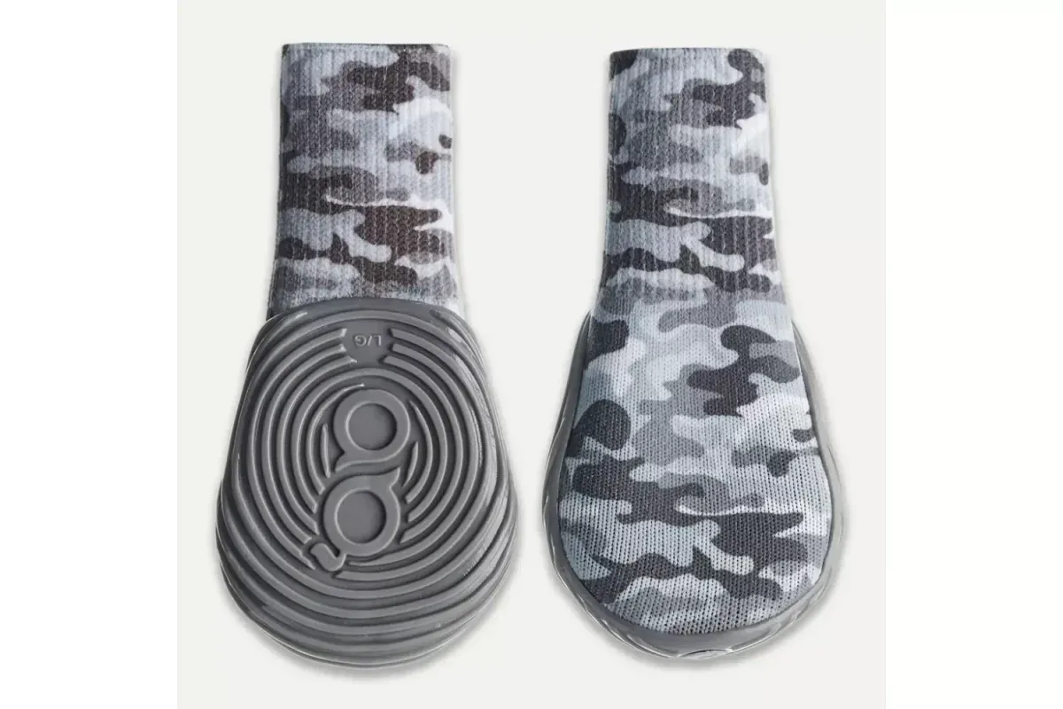 Goo-eez Dog Boots Ultras 2 Per Pack Camo/Grey XS