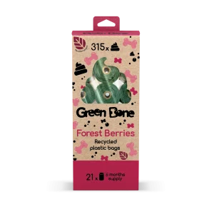 Green Bone Forest Berries Hundeposer 21pk
