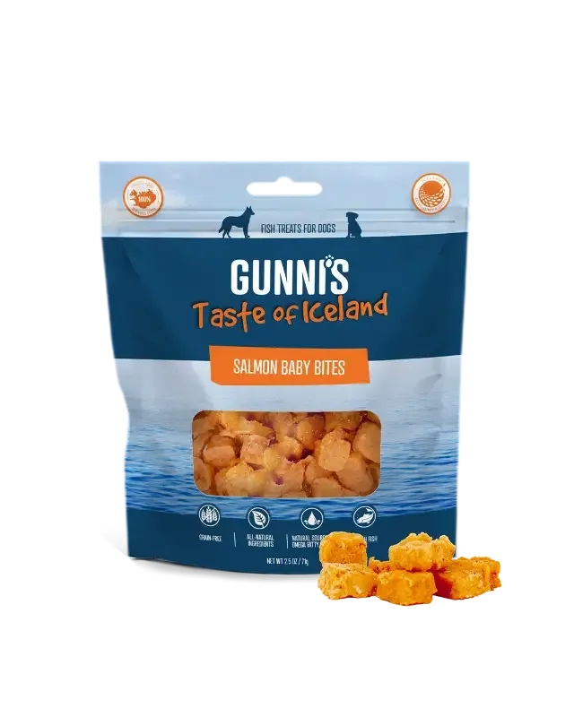 GUNNI´S laks treningsgodbiter 85g