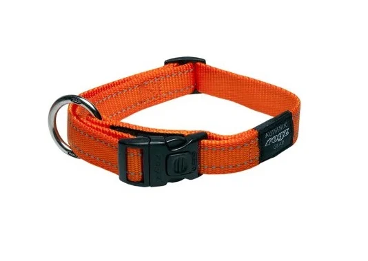 HALSBÅND Rogz, Utility, L, Orange, 20mm. 34-56cm. - Image 2