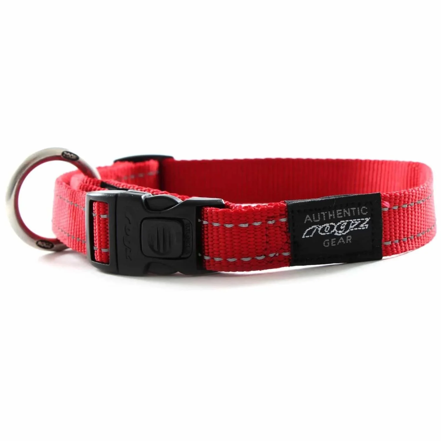 HALSBÅND Rogz, Utility, L, Rød, 20mm. 34-56cm. - Image 2
