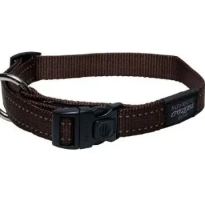 HALSBÅND Rogz, Utility, M, Brun, 16mm. 26-40cm.