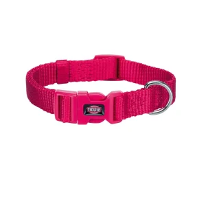 HALSBÅND Trixie, Premium, S–M: 30–45cm./15mm, Fuchsia