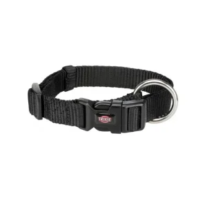 HALSBÅND Trixie, Sort, XXS-XS: 15–25cm./10mm.