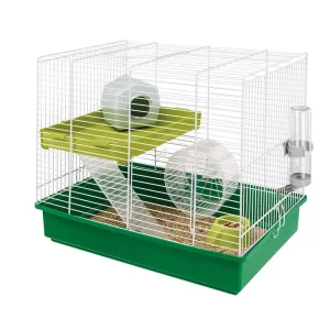Hamsterbur Duo Hvit 46X29X37,5Cm