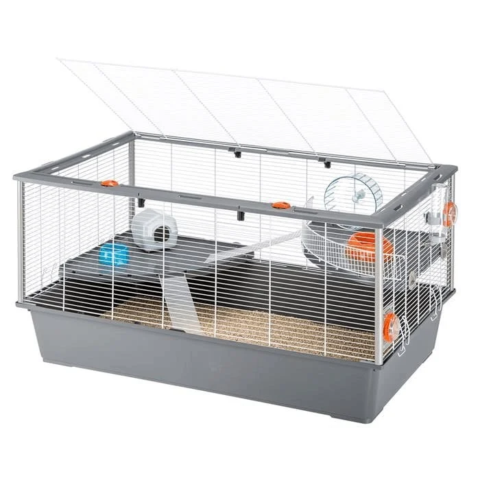 Hamsterbur Ferplast Criceti 100 hvit-grå 95x57x50cm