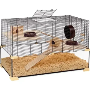 Hamsterbur Karat 100 M/Glassbunn 98,5X50,5X61,5Cm