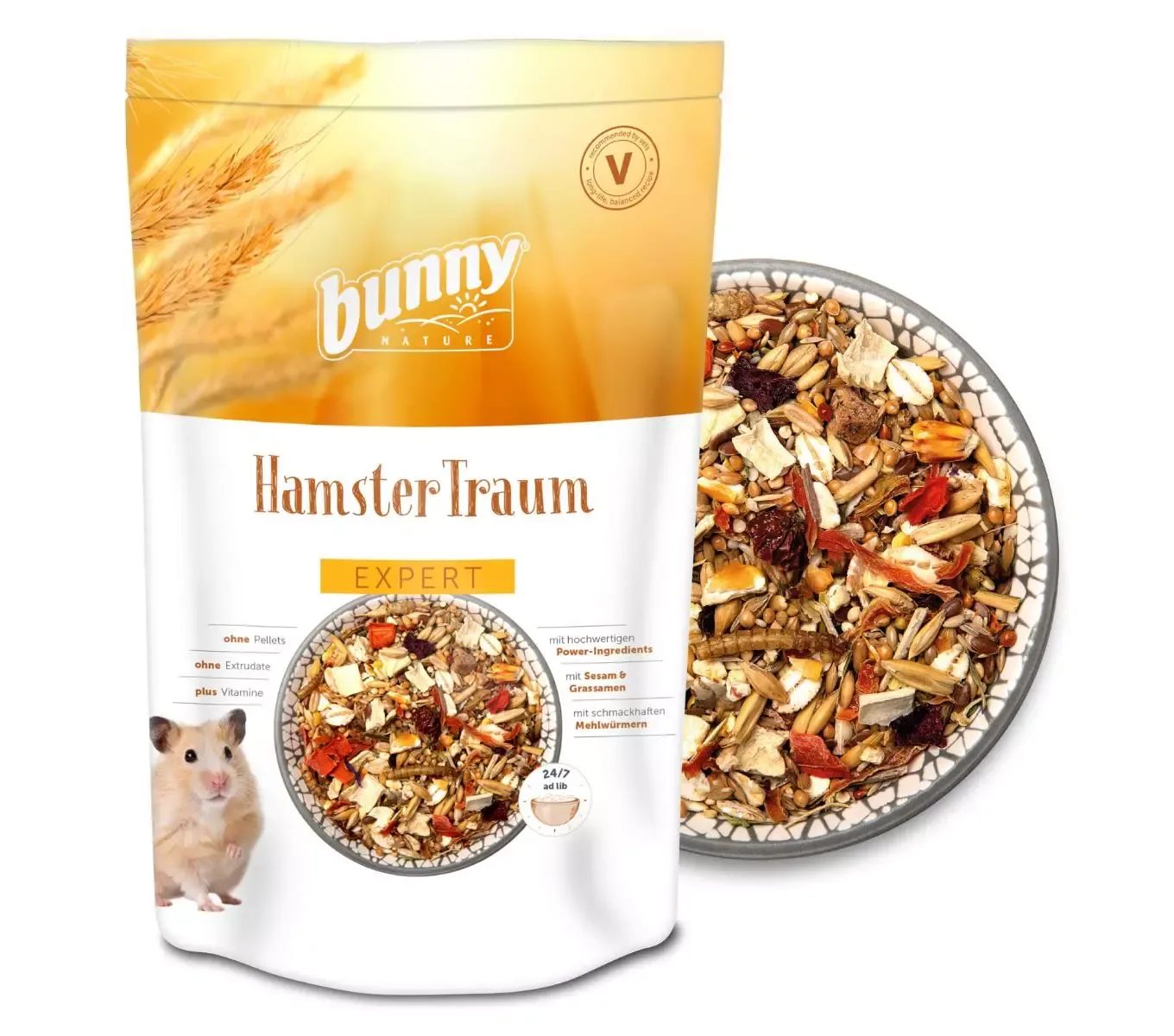 HamsterDream EXPERT 500 g, Bunny Nature