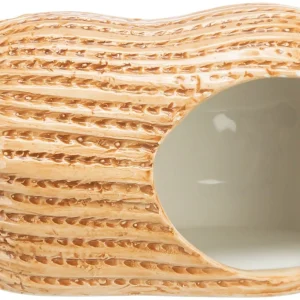 Hamsterhus i Keramikk Peanøtt 17x8x8cm