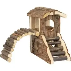 Hamsterhus Trä Marty19X16,5X16,5Cm