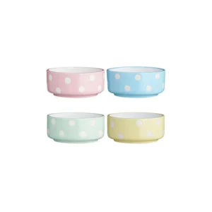 Hamsterskål, keramikk Polka Dot