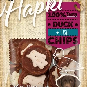 Hapki Chips Kjeks med and & fisk 85gr(10)