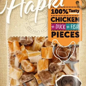Hapki Chunks with chicken & duck & fish 85gr(12)