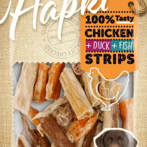 Hapki Strips with chicken & duck & fish 85gr(12)