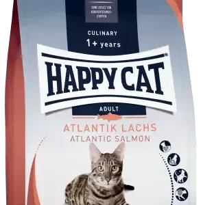Happy Cat Culinary Adult Laks 10 kg – Blank Pels & Hårballkontroll (Omega 3/6)