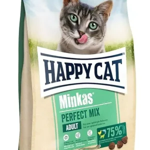 Happy Cat Minkas Perfect Mix 10 kg – Multi-Protein Voksen Katt (Høy Aksept)