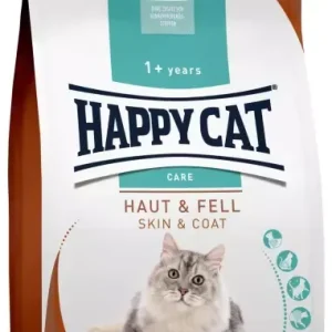 Happy Cat Sensitive Hud & Pels 1,3 kg – Tørrfôr for Følsom Hud (Biotin & Omega 3/6)