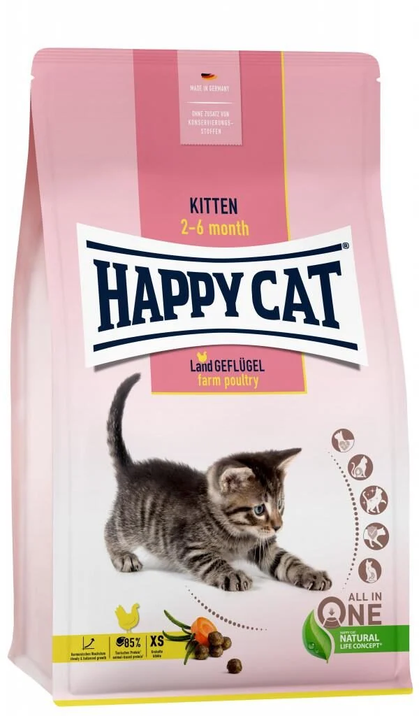 Happy Cat Supreme Kitten Fugl 4kg