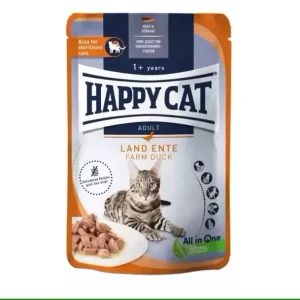 Happy Cat Våtfôr 85g – Kornfri Pouch And (Urinveistøtte & Kastrert Katt)