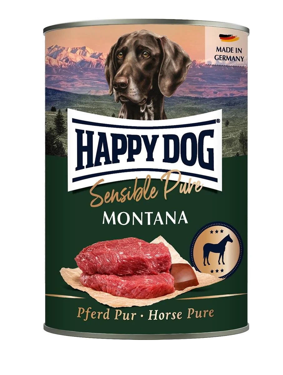 Happy Dog Boksemat Sensible Pure Montana M/Hest 400gr - Image 2