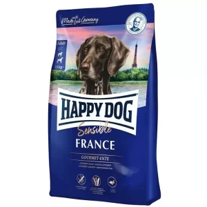 Happy Dog Sensible France And (4 kg) – Kornfritt Monoprotein for Sensitiv Hund