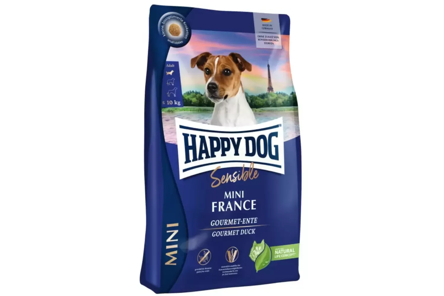 Happy Dog Sensible Mini France And (4 kg) – Kornfritt for Liten, Sensitiv Hund