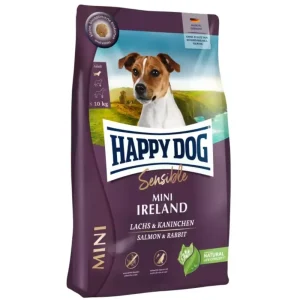 Happy Dog Sensible Mini Ireland 800g – Laks & Kanin for Hud & Pels (Liten Hund)