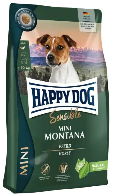 Happy Dog Sensible Mini Montana M/Hest 4kg