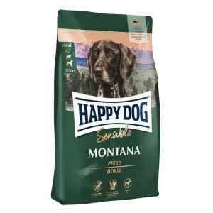 Happy Dog Sensible Montana (10 kg) | Hest & Potet | Kornfritt Fôr for Matintoleranse & Allergier