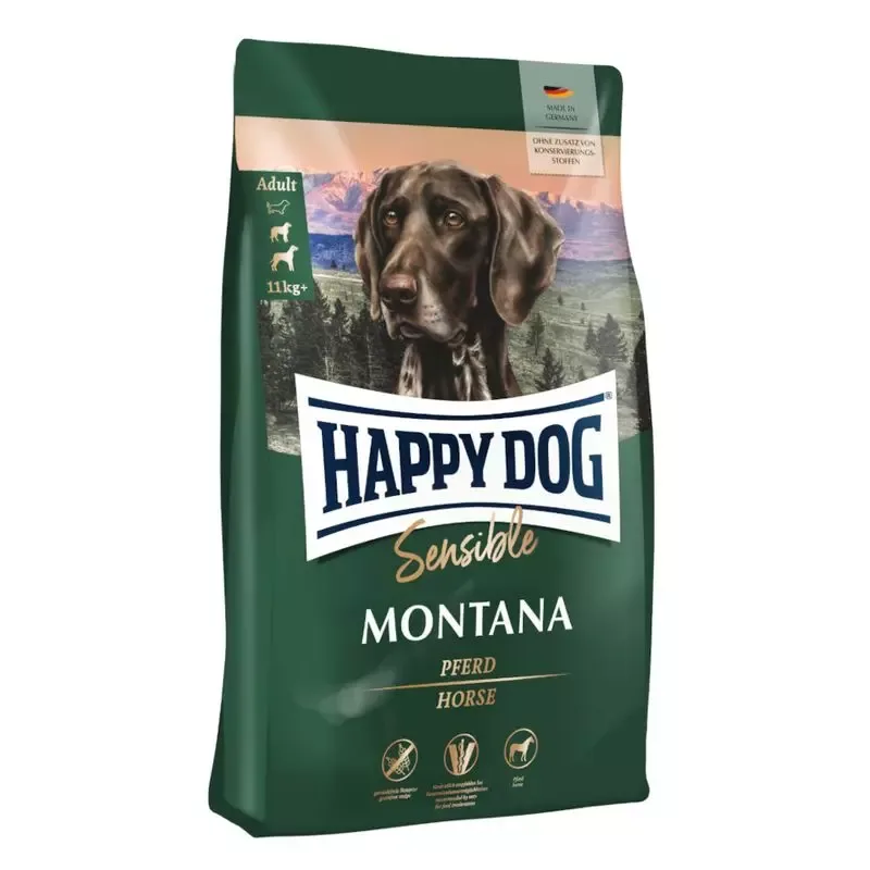 Happy Dog Sensible Montana Hest (4 kg) – Kornfri Monoprotein