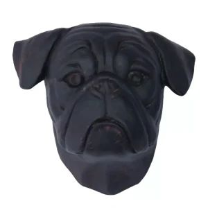 Head Bulldog (black), 14,5 x 11 x 14,5