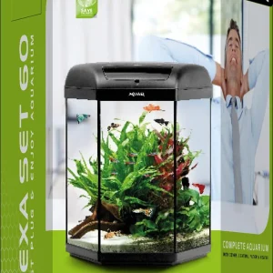Hexa-Startsett 60L Svart LED