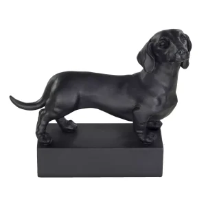 HH Skulptur Dachs sort