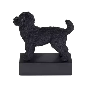 HH Skulptur Labradoodle sort
