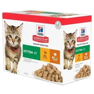 Hill’s Science Plan Kitten Chicken & Turkey Porsjonsposer