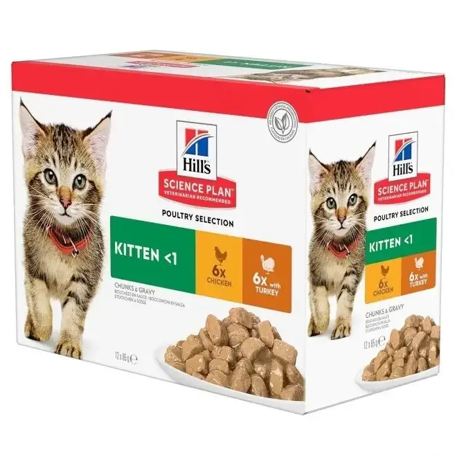 Hill’s Science Plan Kitten Chicken & Turkey Porsjonsposer