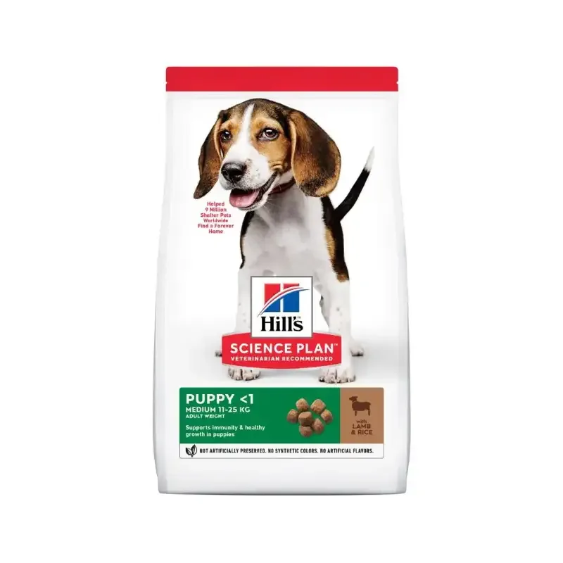 Hill’s Science Plan Puppy Medium Lam & Ris